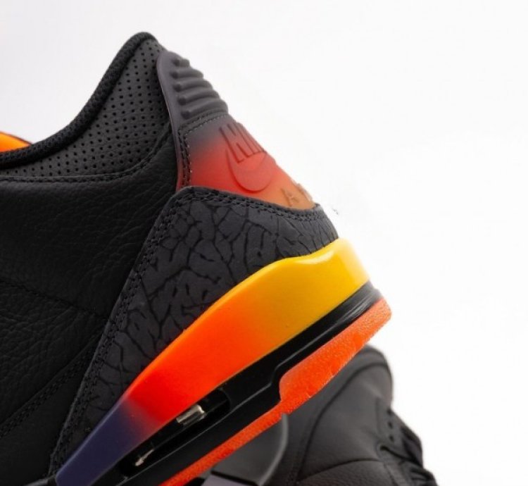 J Balvin X Nike Air Jordan 3 Basketball Sneakers