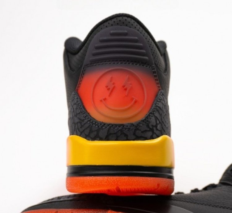 J Balvin X Nike Air Jordan 3 Basketball Sneakers