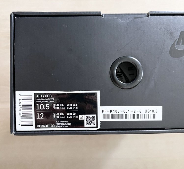 Steal Nike Cdg Air Force 1 Mid - Size 10 5