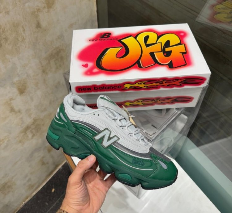 Jfg X Newbalance 1000 Green Ice Sneakers