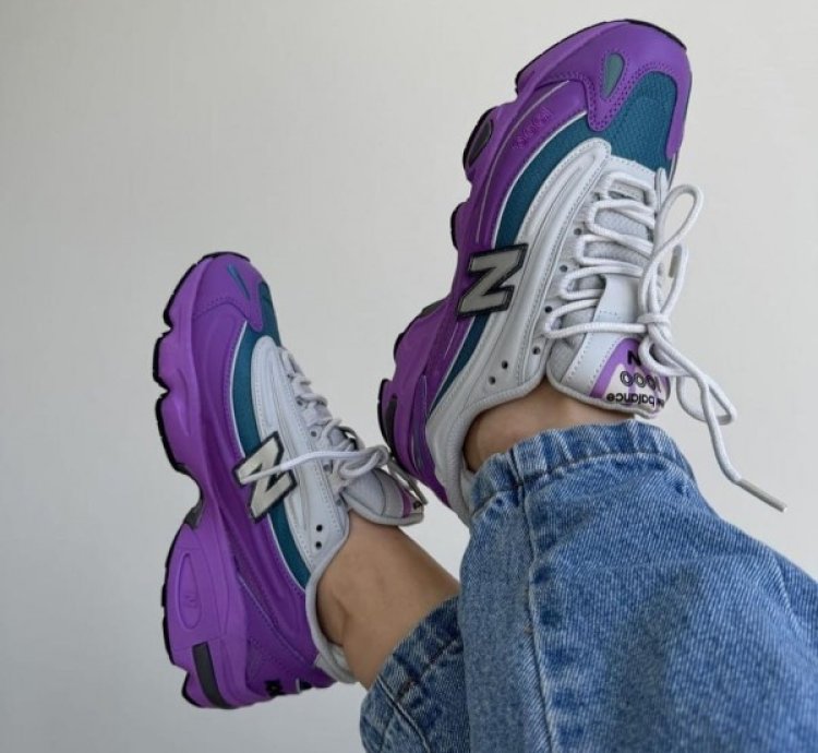 Jfg X Newbalance Grey Violet Sneakers