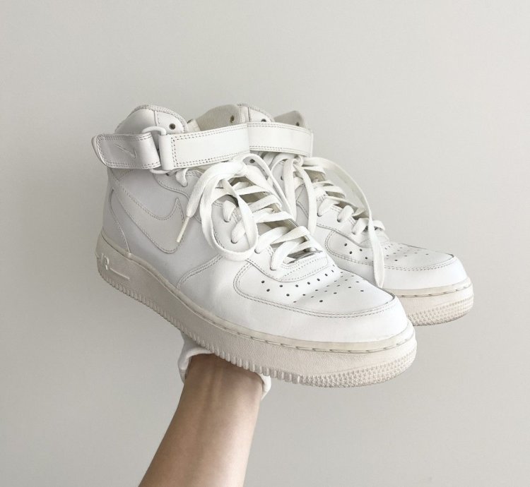 Steal Vintage Nike Air Force 1 Mid 82 White