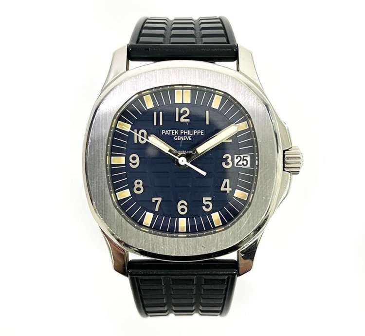 Patek Philippe Aquanaut 5066a-001 Stainless Steel Black Dial Black Rubber Strap
