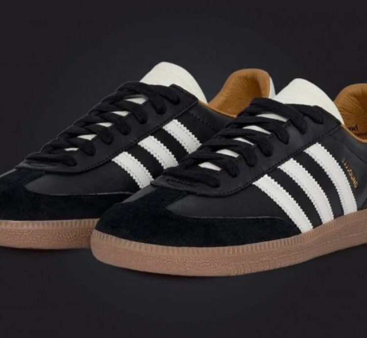 Jjjjound X Adidas Samba Core Black Gum Sneakers