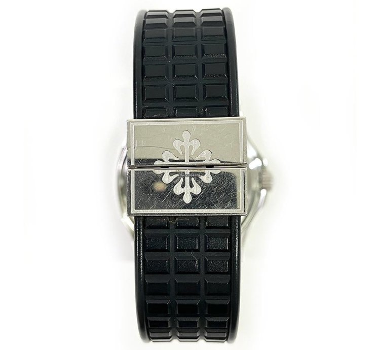 Patek Philippe Aquanaut 5066a-001 Stainless Steel Black Dial Black Rubber Strap