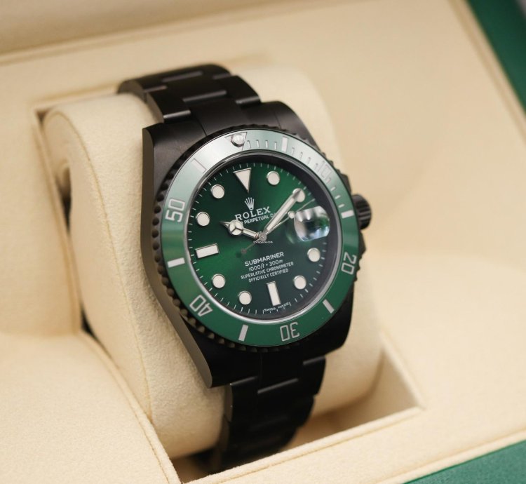 Rolex Submariner Date Hulk Black Dlc-pvd Rolex Submariner 40 Mm
