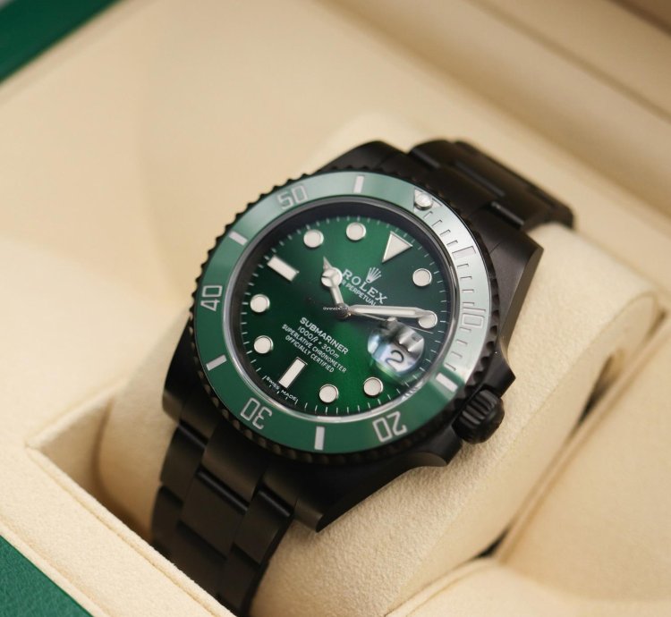 Rolex Submariner Date Hulk Black Dlc-pvd Rolex Submariner 40 Mm