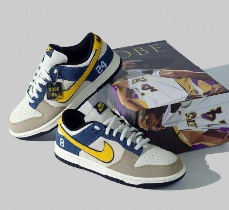 Kobe Bryant X Nike Sb Dunk Grey Blue Sneakers
