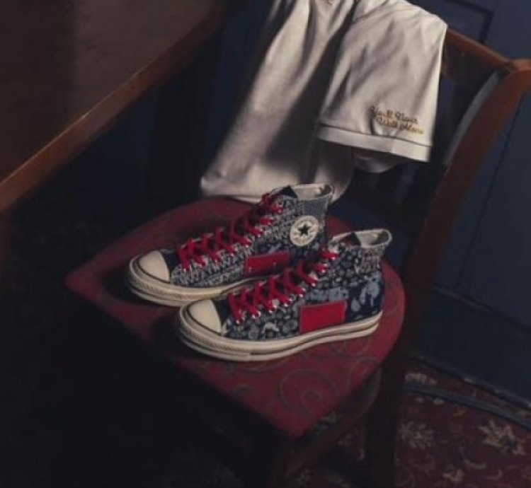 Liverpool Fc X Converrse Chuck 70 White Black Sneakers