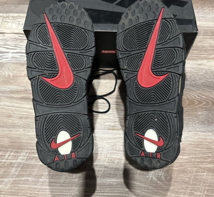 Nike Air More Uptempo Supreme Black
