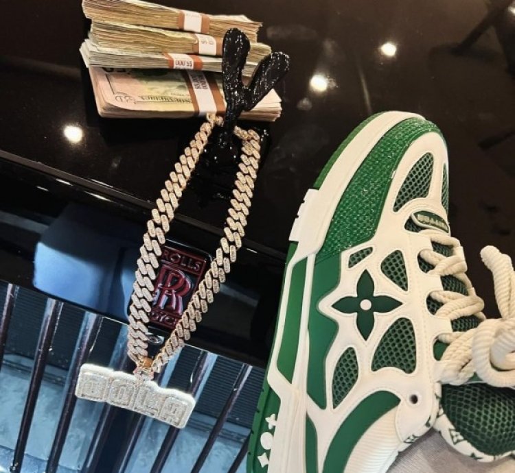 Loui S Vuitton Trainer Green Skater Sneakers