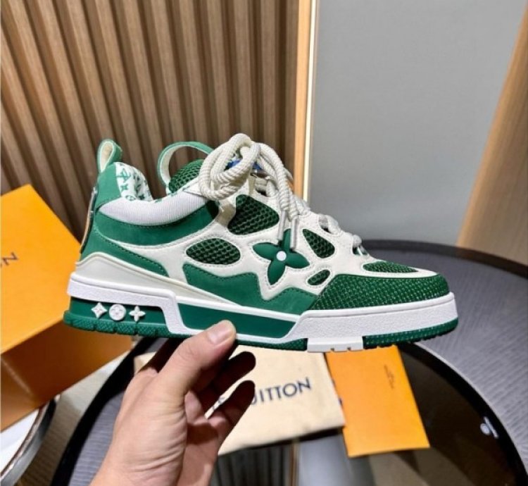 Loui S Vuitton Trainer Green Skater Sneakers