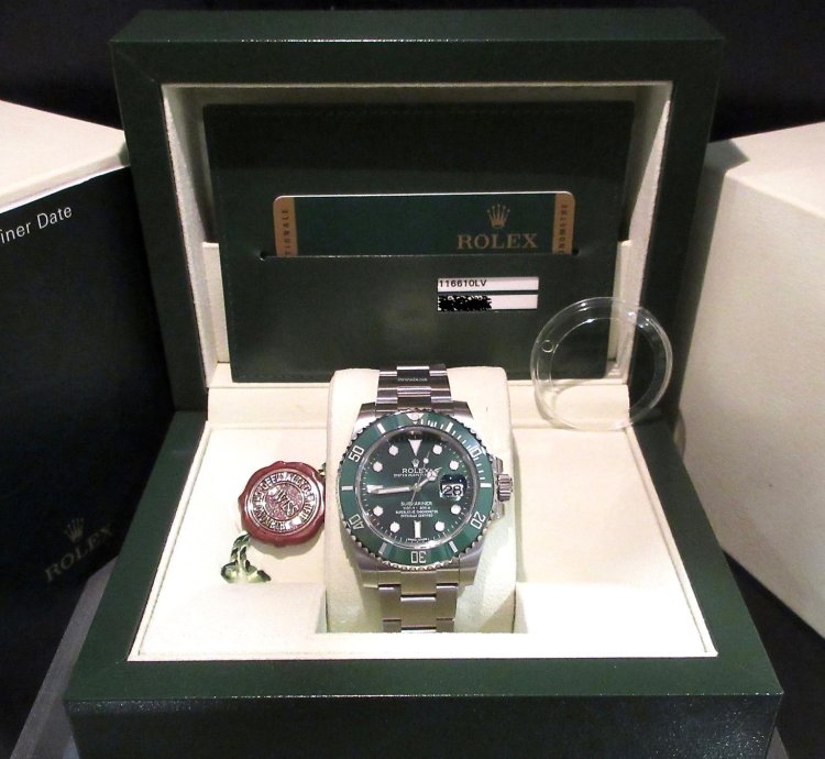 Rolex Submariner Date Hulk Nos Full Stickers 116610lv