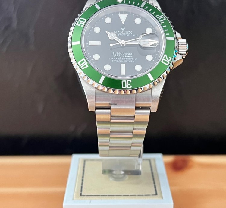 Rolex Submariner Date Kermit Fat Four Nos