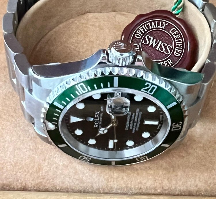 Rolex Submariner Date Kermit Fat Four Nos