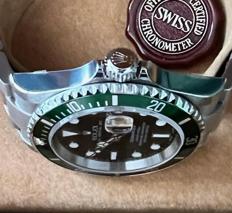 Rolex Submariner Date Kermit Fat Four Nos