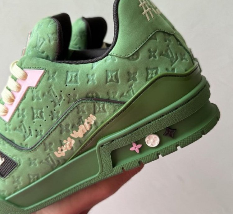 Louisvuitton By Tyler The Creator 2024 Lv Trainer Green Sneakers