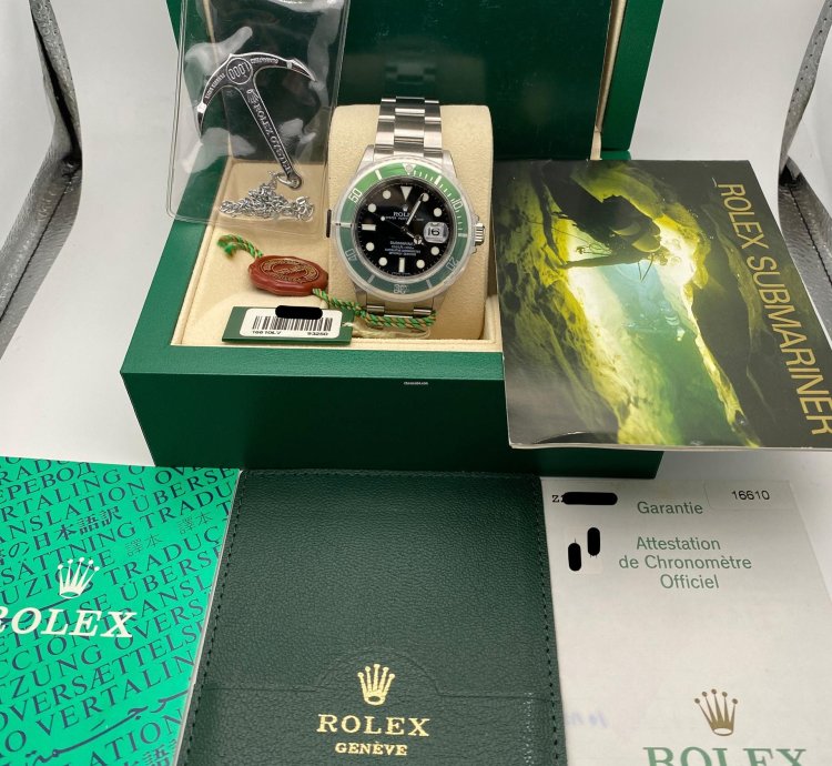 Rolex Submariner Date Kermit With Films