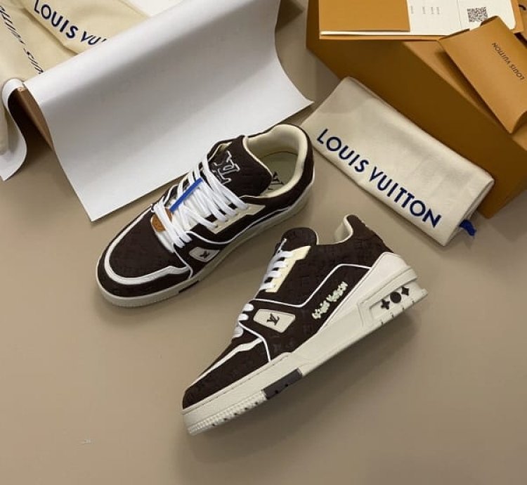 Louisvuitton By Tyler The Creator 2024 Trainer Mocha Monogram Nubuck Sneakers