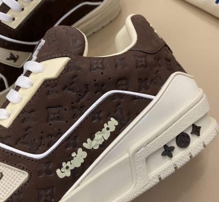 Louisvuitton By Tyler The Creator 2024 Trainer Mocha Monogram Nubuck Sneakers