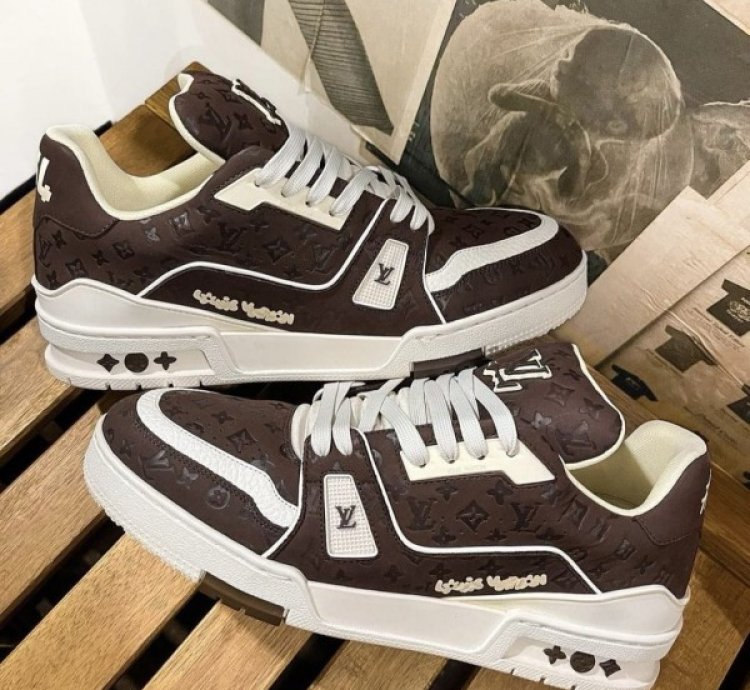 Louisvuitton By Tyler The Creator 2024 Trainer Mocha Monogram Nubuck Sneakers