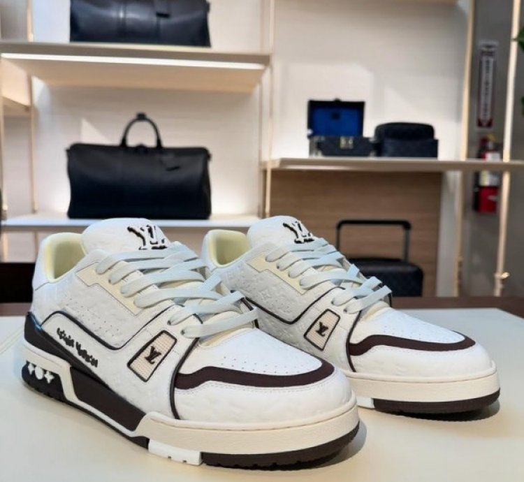 Louisvuitton By Tyler The Creator 2024 Trainer White Mocha Sneakers