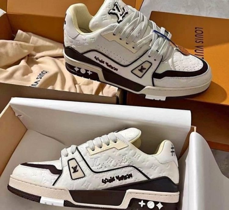 Louisvuitton By Tyler The Creator 2024 Trainer White Mocha Sneakers