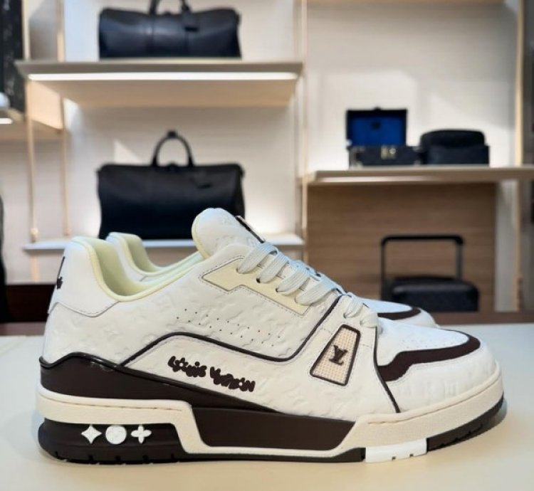 Louisvuitton By Tyler The Creator 2024 Trainer White Mocha Sneakers