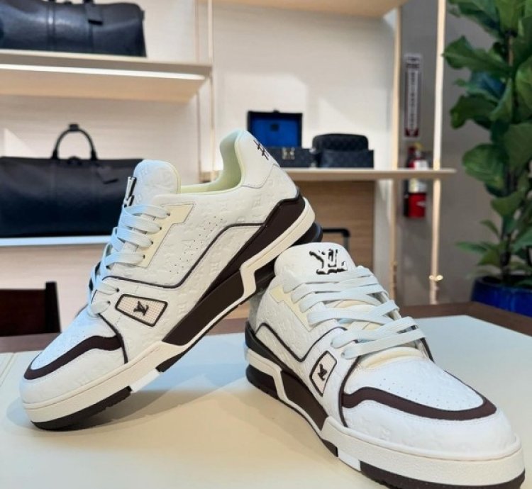 Louisvuitton By Tyler The Creator 2024 Trainer White Mocha Sneakers