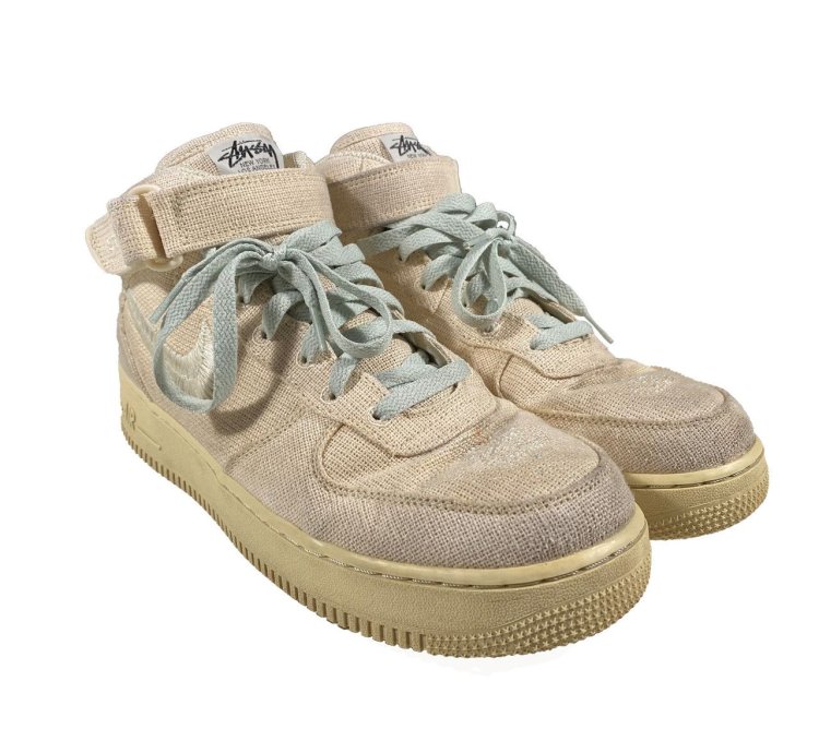 Stussy Air Force 1 Mid Fossil
