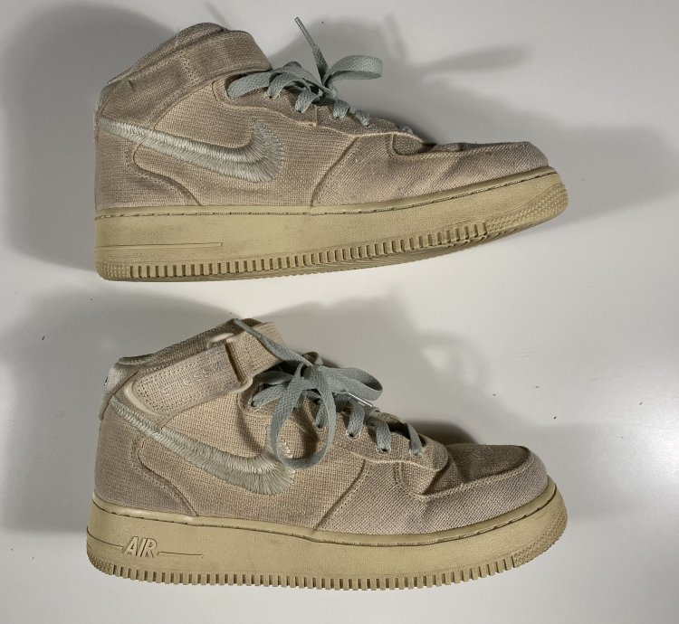 Stussy Air Force 1 Mid Fossil