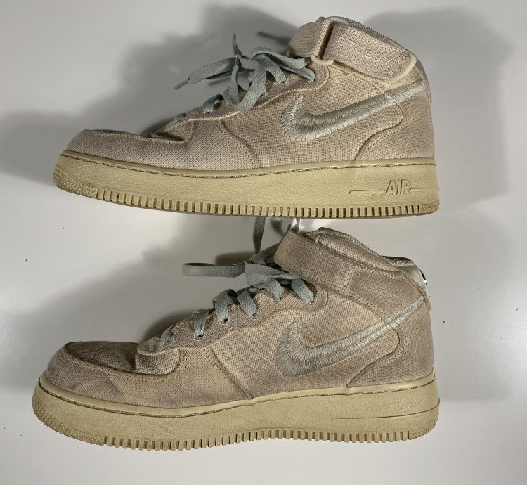 Stussy Air Force 1 Mid Fossil