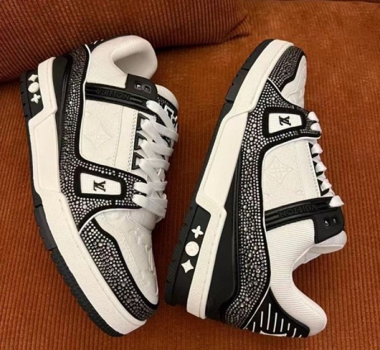 Louisvuitton Crystal Diamond Sneakers