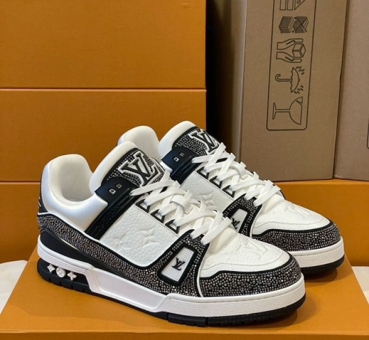 Louisvuitton Crystal Diamond Sneakers