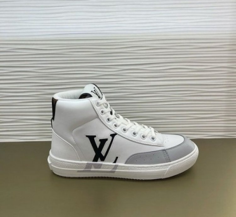 Louisvuitton Lv Charlie Ankle White Sneakers