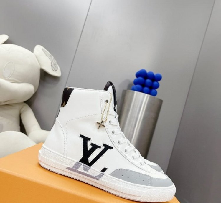 Louisvuitton Lv Charlie Ankle White Sneakers