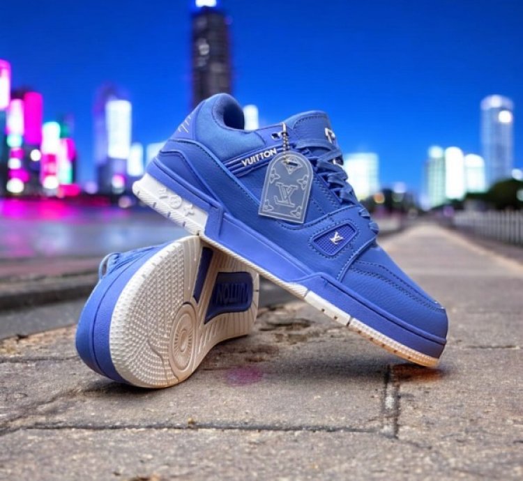 Louisvuitton Lv Trainer University Blue Sneakers