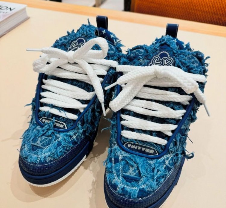 Louisvuitton Skate Blue Sneakers