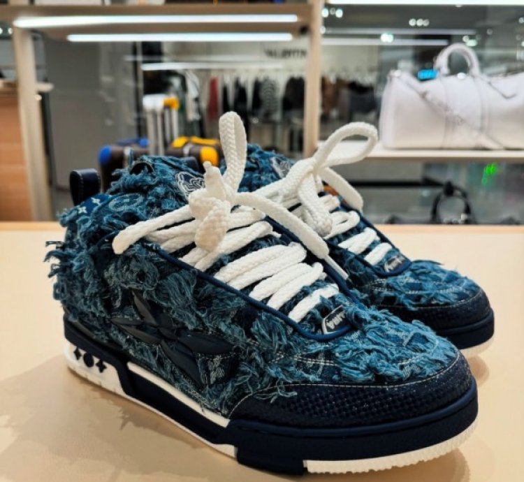 Louisvuitton Skate Blue Sneakers