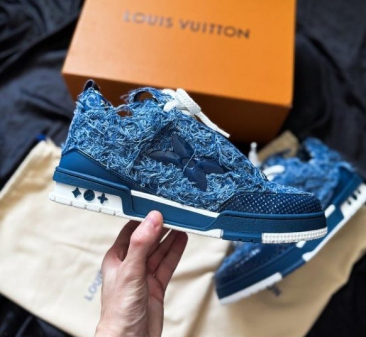 Louisvuitton Skate Blue Sneakers