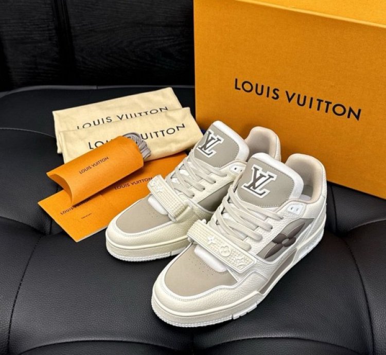 Louisvuitton Stripe Trainer 2024 Sneakers