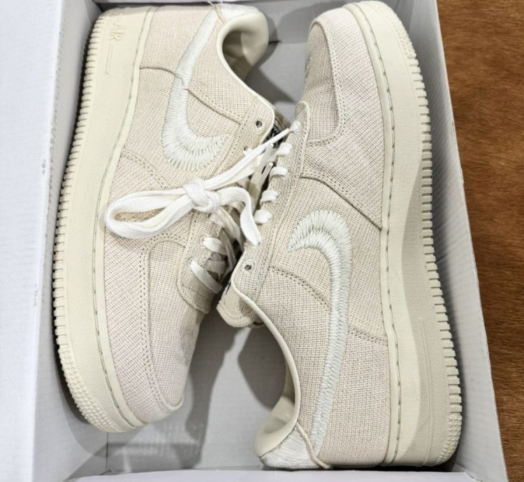 Stussy Nike Air Force 1 Low Fossil