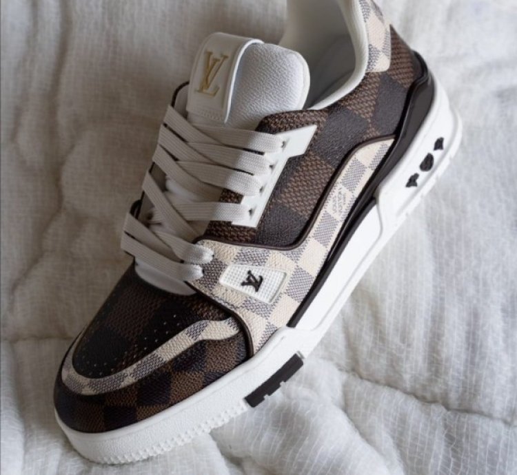 Louisvuitton Trainer Brown Checkered Sneakers
