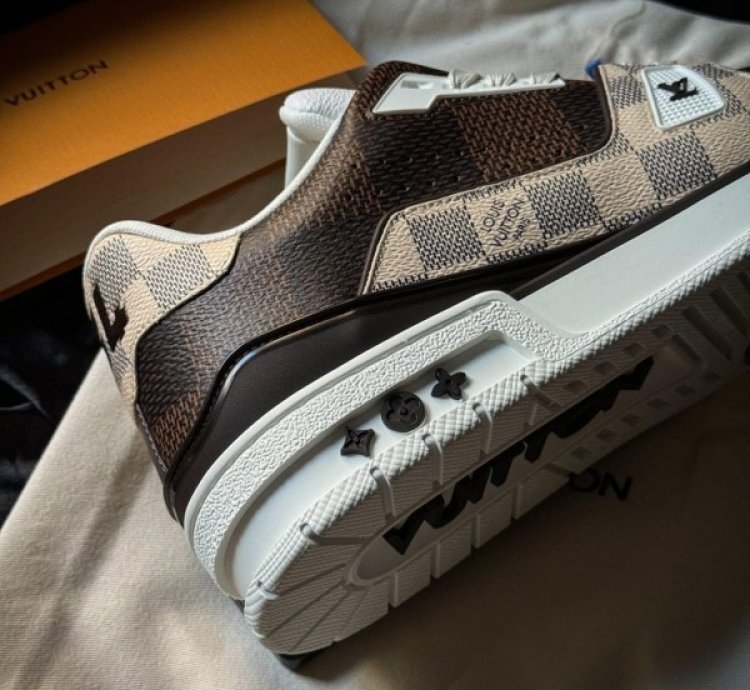 Louisvuitton Trainer Brown Checkered Sneakers