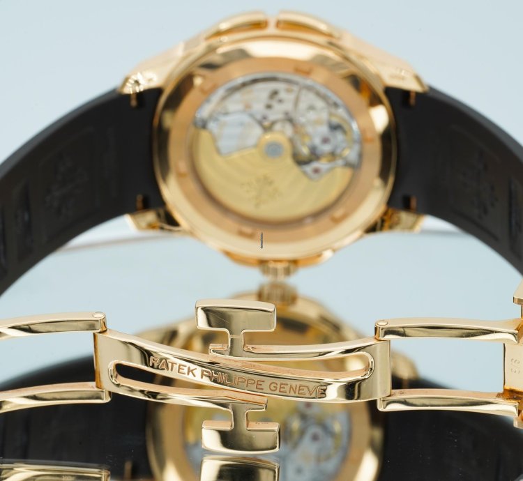 Patek Philippe Aquanaut 5164r Travel Time 18k Rose Gold Boxes Papers