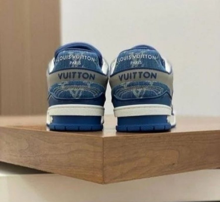 Louisvuitton Trainer Denim Sneakers