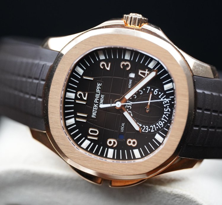 Patek Philippe Aquanaut 5164r Travel Time Rose Gold Fullkit