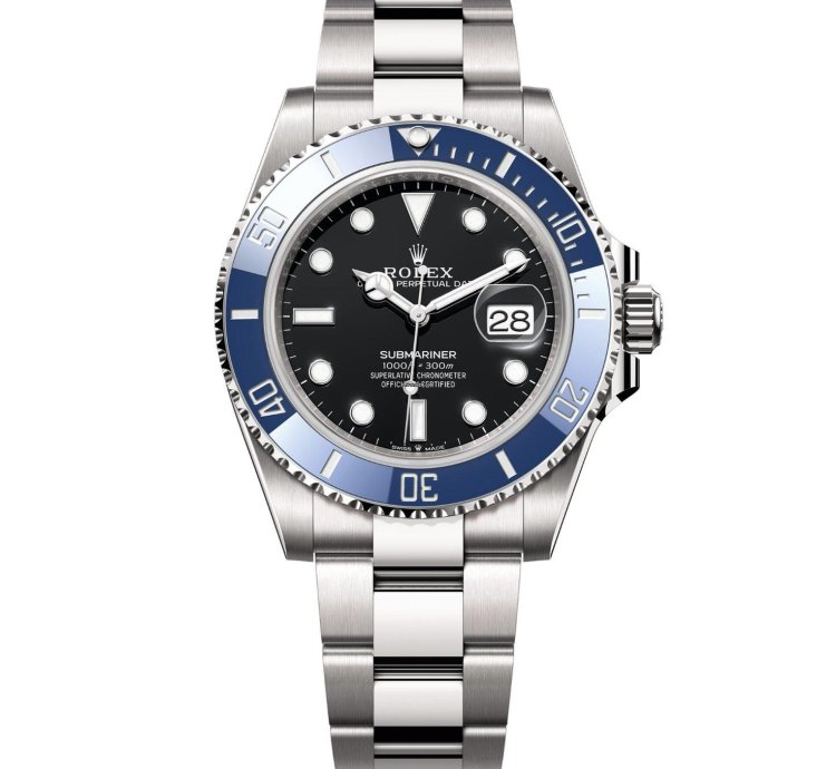 Rolex Submariner Date New 2025 41mm White Gold 126619lb Blue Bezel Blueberry