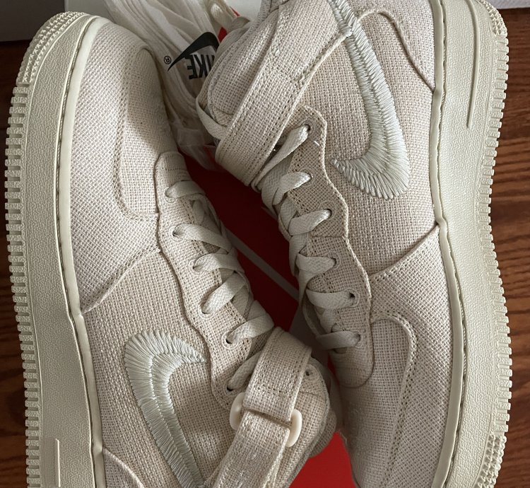 Stussy Nike Air Force 1 Mid Fossil Men 7 Women 8 5 New