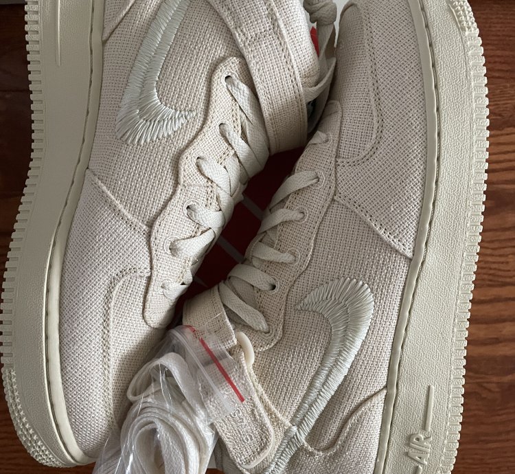 Stussy Nike Air Force 1 Mid Fossil Men 7 Women 8 5 New
